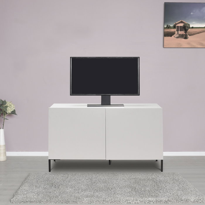 Hanah Home Soporte de TV Blanco Diamante Hanah Home Soporte de TV Blanco Diamante